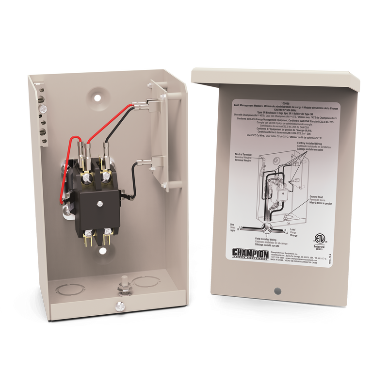 Load image into Gallery viewer, Champion aXis Load Management Module for High-Demand Appliance Whole House Load Management (50 Amp, NEMA 3R) 100868 - Champion Backup Generator Store
