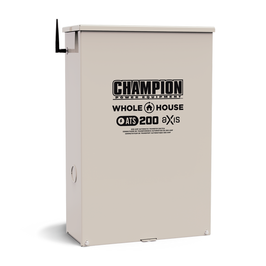 Champion 14kW aXis Home Standby Generator System with 200-Amp aXis Automatic Transfer Switch 100837 - Champion Backup Generator Store
