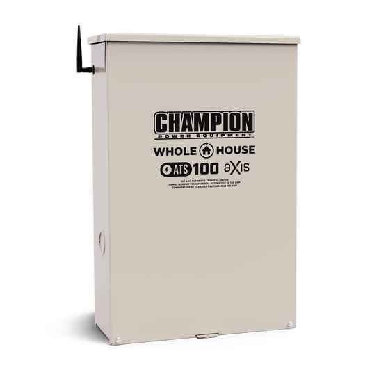 Champion aXis 100A Whole House Automatic Transfer Switch (ATS) with Power Line Carrier Technology (100 Amp, Service Entry, NEMA 3R) 102009 - Champion Backup Generator Store