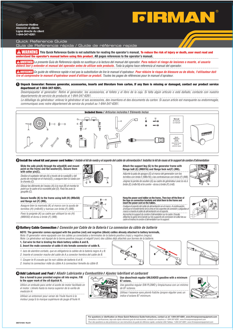 Load image into Gallery viewer, Firman 10000/8000 Watt 50A 120/240V Remote Start Gas Portable Generator - Firman Backup Generator Store
