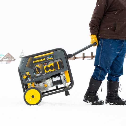 Firman 5700W Recoil Start Dual Fuel Portable Generator CARB Certified - Firman Backup Generator Store