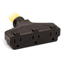 Load image into Gallery viewer, Champion 25-Foot 30-Amp 125-Volt Fan-Style Generator Extension Cord (L5-30P to three 5-15R) 48034 - Champion Backup Generator Store