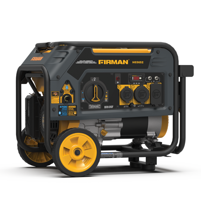 Load image into Gallery viewer, Firman 4550/3650W GAS 4100/3300W LPG Recoil Start Dual Fuel Generator CARB and cETL Certified - Firman Backup Generator Store
