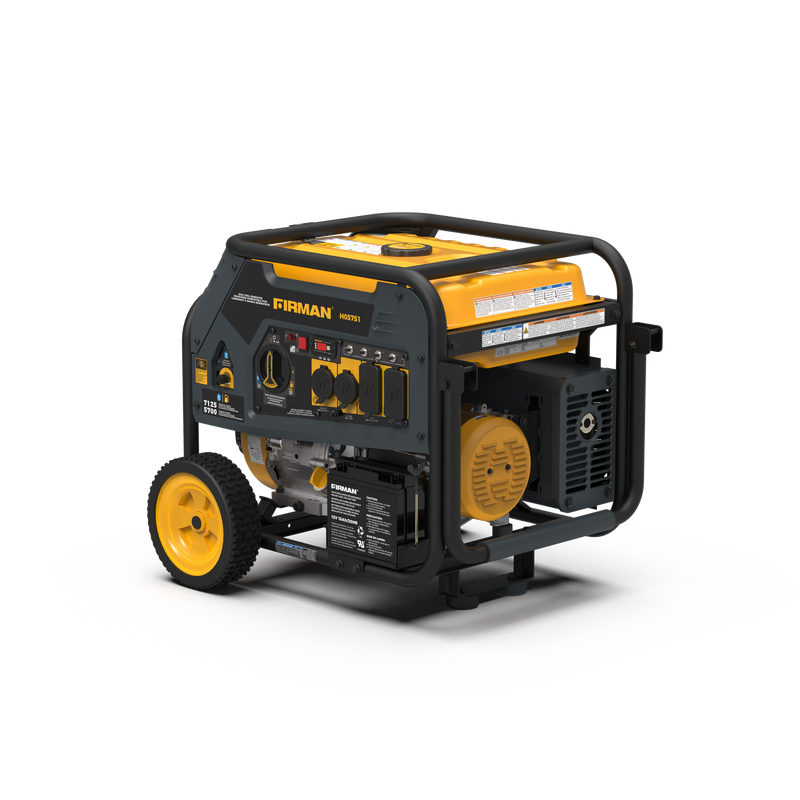 Load image into Gallery viewer, Firman 7125/5700W GAS 7125/5700W LPG 30A 120/240V Electric Start Dual Fuel Portable Generator CARB Certified - Firman Backup Generator Store

