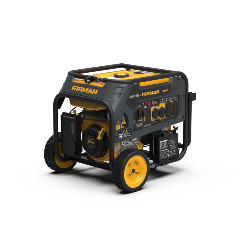 Load image into Gallery viewer, Firman 7125/5700W GAS 7125/5700W LPG 30A 120/240V Electric Start Dual Fuel Portable Generator CARB Certified - Firman Backup Generator Store
