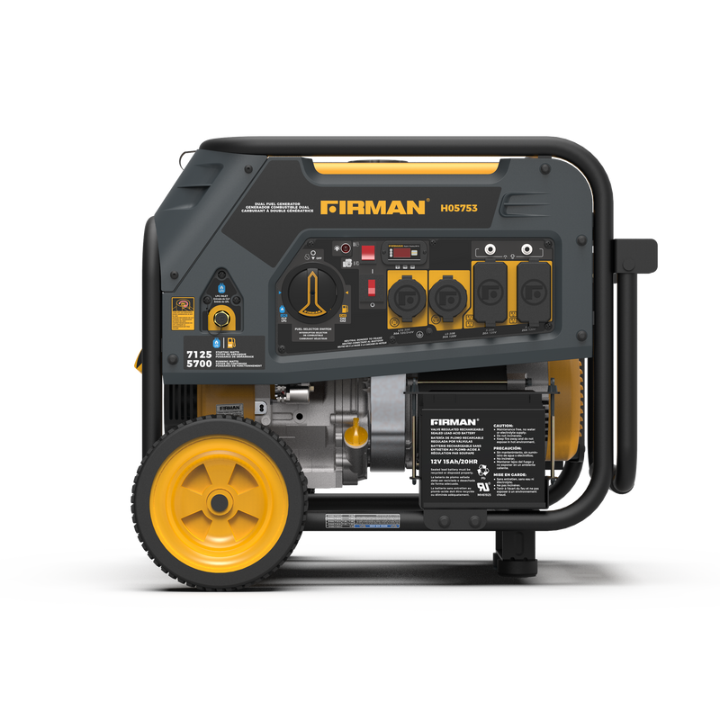 Load image into Gallery viewer, Firman 7125/5700W GAS 7125/5700W LPG 30A 120/240V Electric Start Dual Fuel Portable Generator cETL Certified - Firman Backup Generator Store
