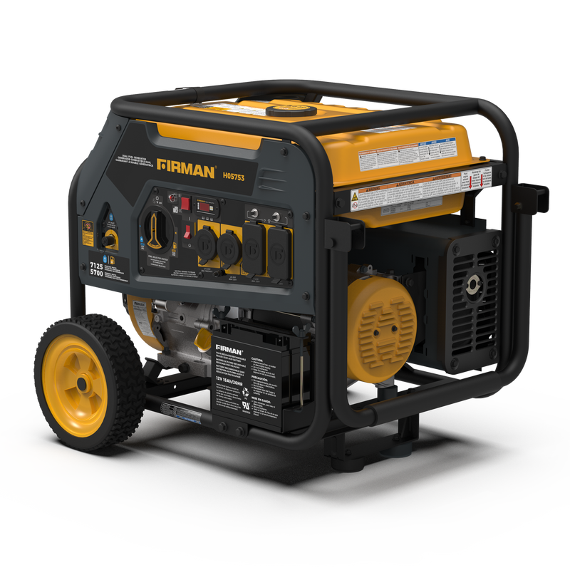 Load image into Gallery viewer, Firman 7125/5700W GAS 7125/5700W LPG 30A 120/240V Electric Start Dual Fuel Portable Generator cETL Certified - Firman Backup Generator Store
