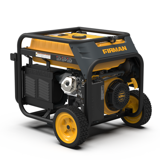 Firman 7125/5700W GAS 7125/5700W LPG 30A 120/240V Electric Start Dual Fuel Portable Generator cETL Certified - Firman Backup Generator Store