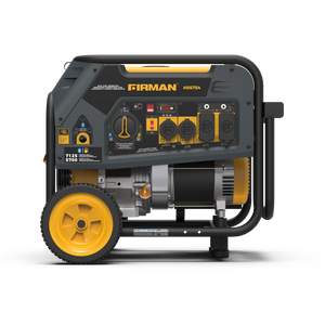 Firman 7125/5700:W GAS 7125/5700W LPG 30A 120/240V Recoil Start Dual Fuel Portable Generator cETL Certified - Firman Backup Generator Store