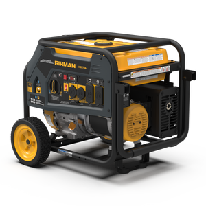 Firman 7125/5700:W GAS 7125/5700W LPG 30A 120/240V Recoil Start Dual Fuel Portable Generator cETL Certified - Firman Backup Generator Store