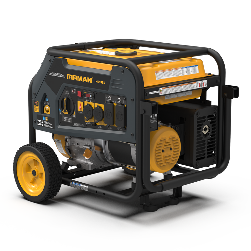 Load image into Gallery viewer, Firman 7125/5700:W GAS 7125/5700W LPG 30A 120/240V Recoil Start Dual Fuel Portable Generator cETL Certified - Firman Backup Generator Store
