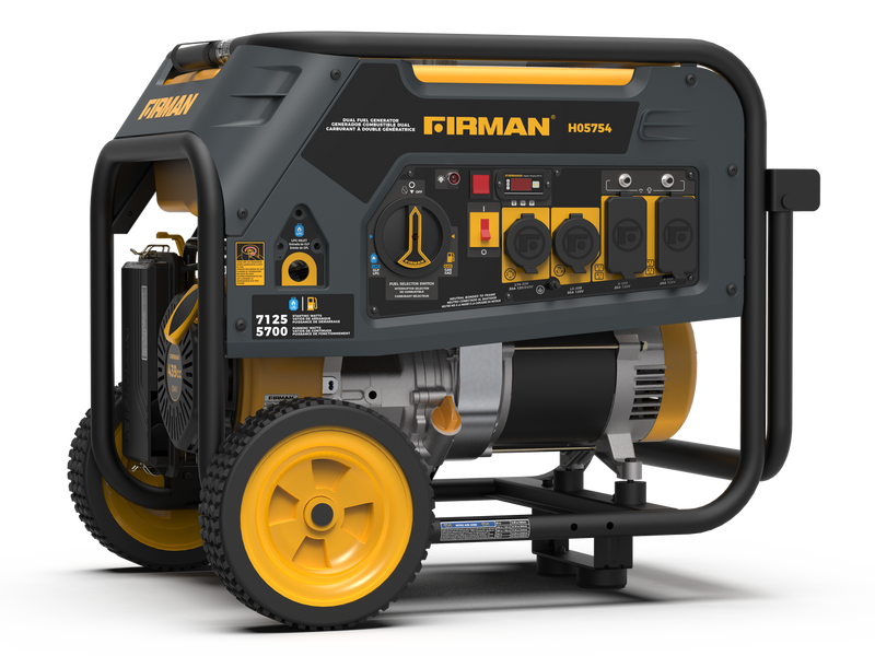 Load image into Gallery viewer, Firman 7125/5700:W GAS 7125/5700W LPG 30A 120/240V Recoil Start Dual Fuel Portable Generator cETL Certified - Firman Backup Generator Store
