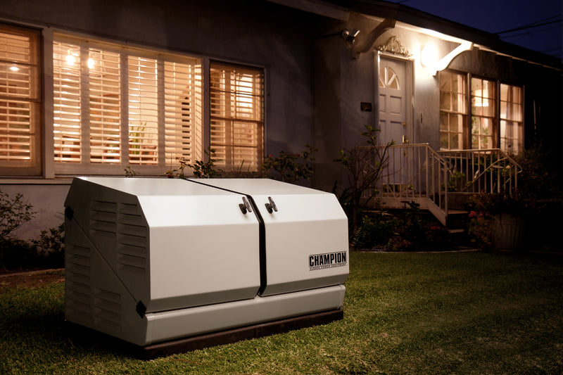 Load image into Gallery viewer, Champion 14-kW aXis Home Standby Generator with 150-Amp Whole House Switch 100836 - Champion Backup Generator Store
