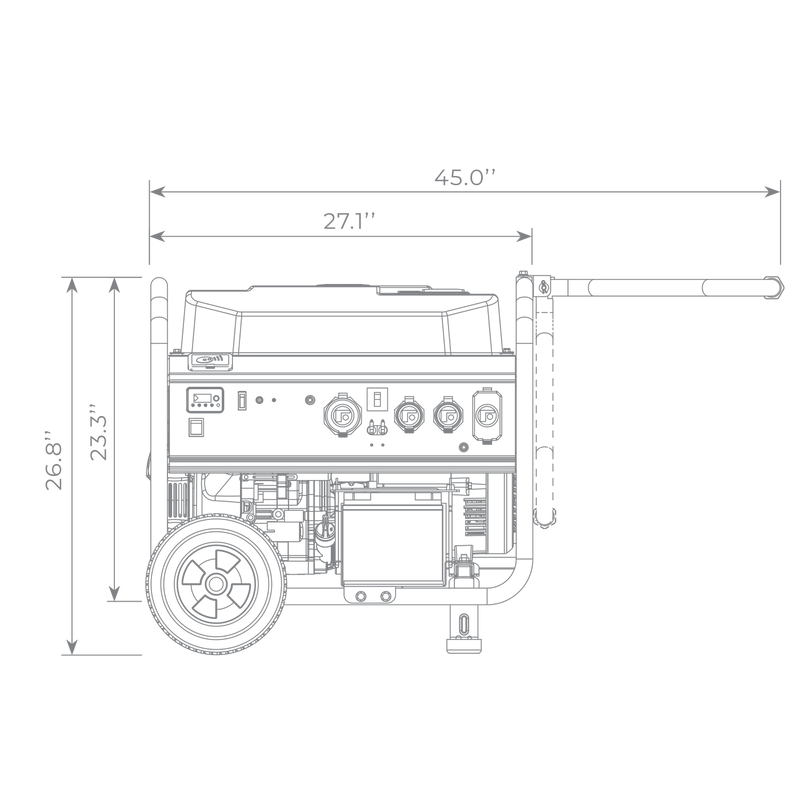 Load image into Gallery viewer, Firman 5700W Recoil Start Dual Fuel Portable Generator CARB Certified - Firman Backup Generator Store
