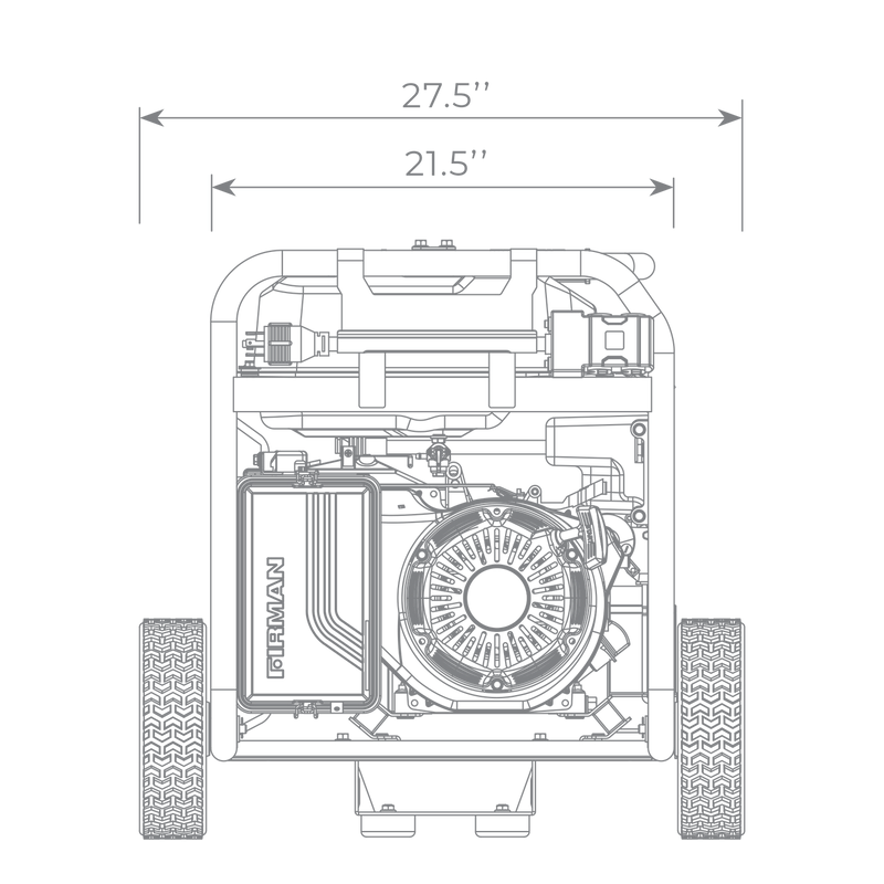 Load image into Gallery viewer, Firman 5700W Recoil Start Dual Fuel Portable Generator CARB Certified - Firman Backup Generator Store
