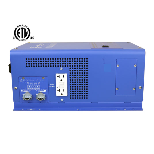 Aims 3000 Watt Pure Sine Inverter Charger - ETL Listed Conforms to UL458/CSA 22.2 Standards - Aims Backup Generator Store