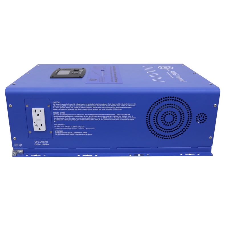 Load image into Gallery viewer, Aims 8000 Watt Pure Sine Inverter Charger 48Vdc/240Vac Input &amp; 120/240Vac Split Phase Outlet ETL listed to UL 1741 - Aims Backup Generator Store
