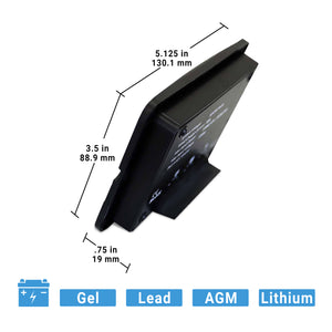 Aims Flush Mount 10 Amp Solar Charge Controller PWM 12/24 - Aims Backup Generator Store