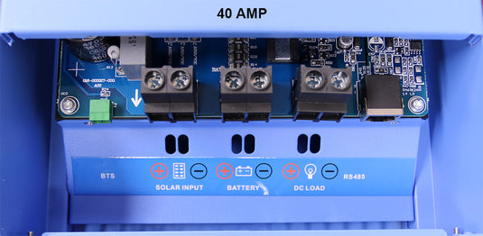 Aims 40 Amp MPPT Solar Charge Controller 12/24/36/48 VDC MPPT ETL Listed to UL 458/CSA 22.2 - Aims Backup Generator Store