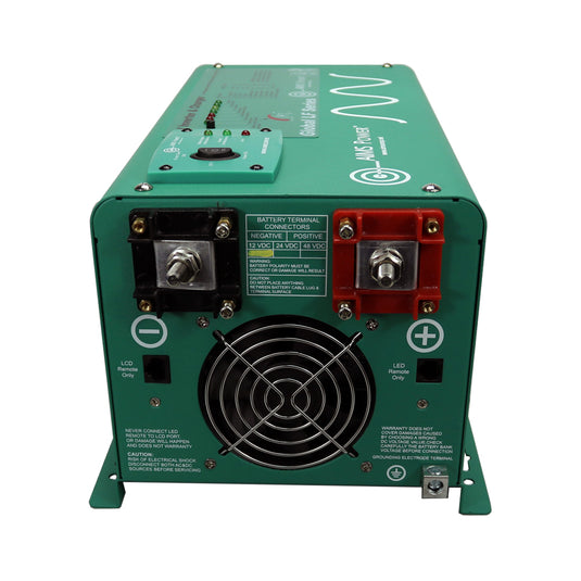 Aims 1250 Watt Low Frequency Pure Sine Inverter Charger 12 VDC to 120 VAC - Aims Backup Generator Store