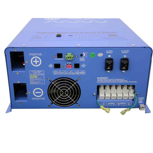 Aims 4000 Watt Pure Sine Inverter Charger 24Vdc to 120Vac Output listed to UL & CSA - Aims Backup Generator Store