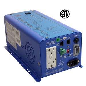 Aims 600 Watt Pure Sine Inverter Charger - 12V ETL Listed to UL 458 - Aims Backup Generator Store