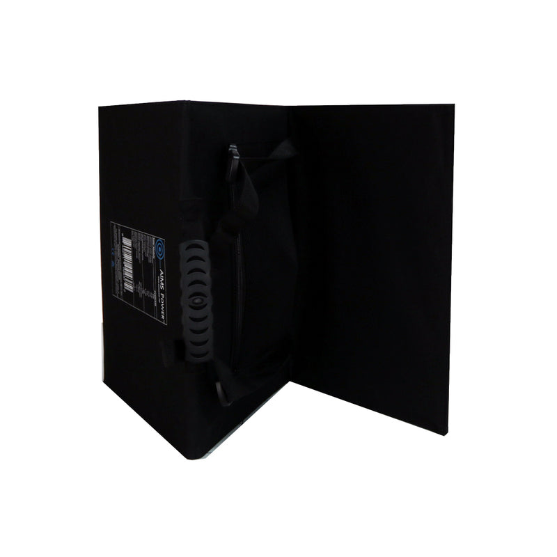 Load image into Gallery viewer, Aims 60 Watt Portable Tri-Fold Solar Panel Pre-Wired and Built in Carrying Case Monocrystalline - Aims Backup Generator Store
