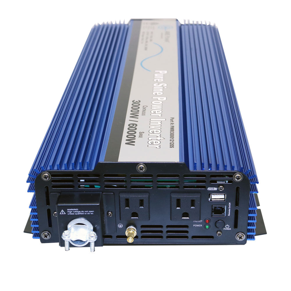 Aims 3000 Watt Pure Sine Inverter ETL Listed conforms to UL 458 / CSA 22.2 - Aims Backup Generator Store