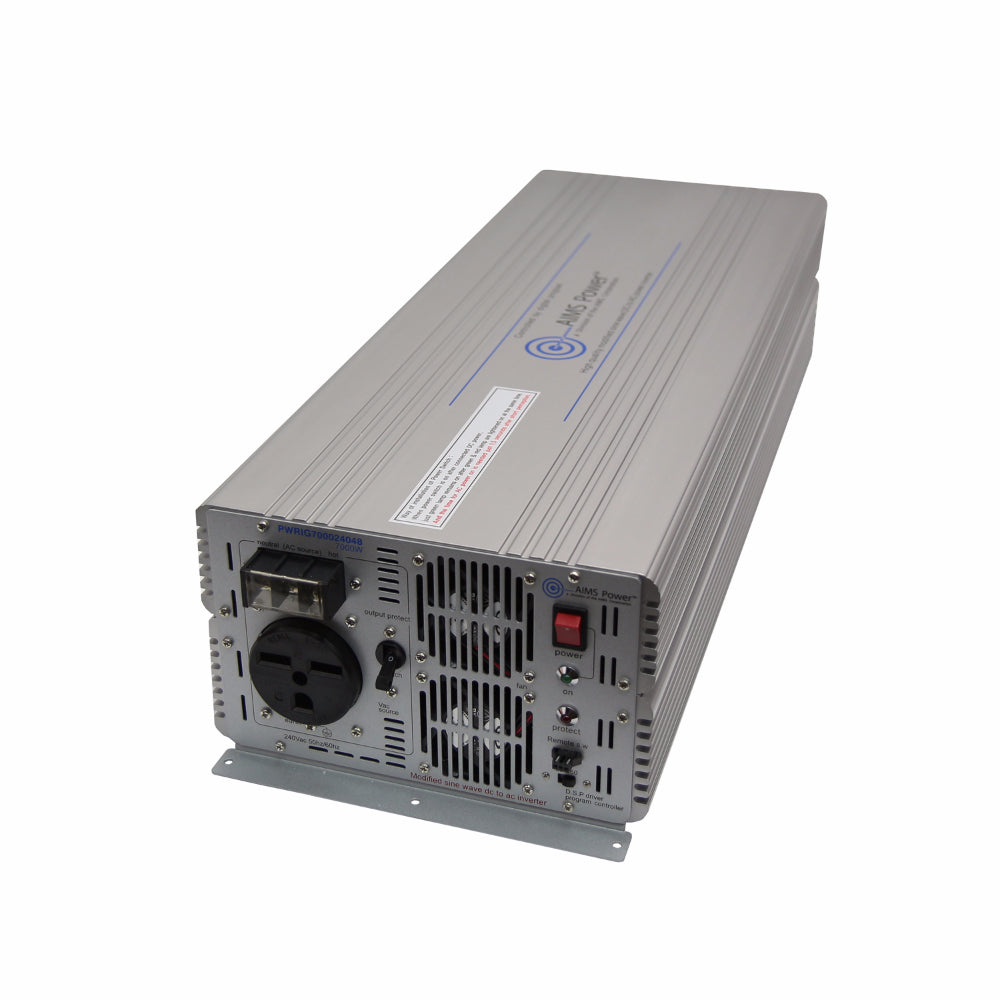 AIMS 7000W 48V Industrial Inverter to 240VAC for Heavy Loads
