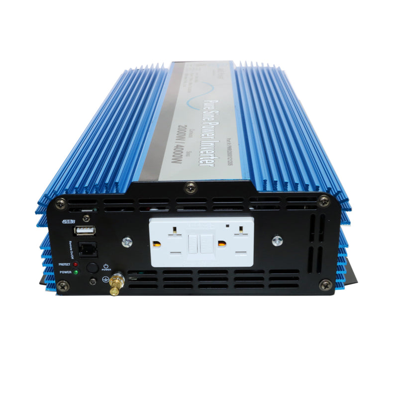 Load image into Gallery viewer, Aims 2000 Watt Pure Sine Wave Inverter ETL Listed to UL 458 - Aims Backup Generator Store
