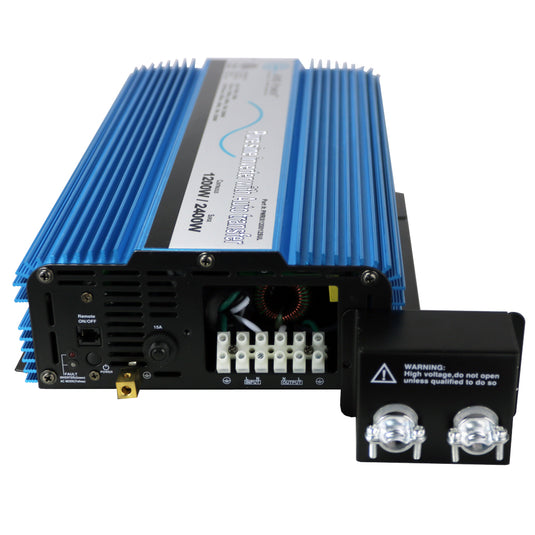 Aims 1200 Pure Sine Inverter with Transfer Switch - ETL Listed Conforms to UL458 Standards Hardwire Only - Aims Backup Generator Store