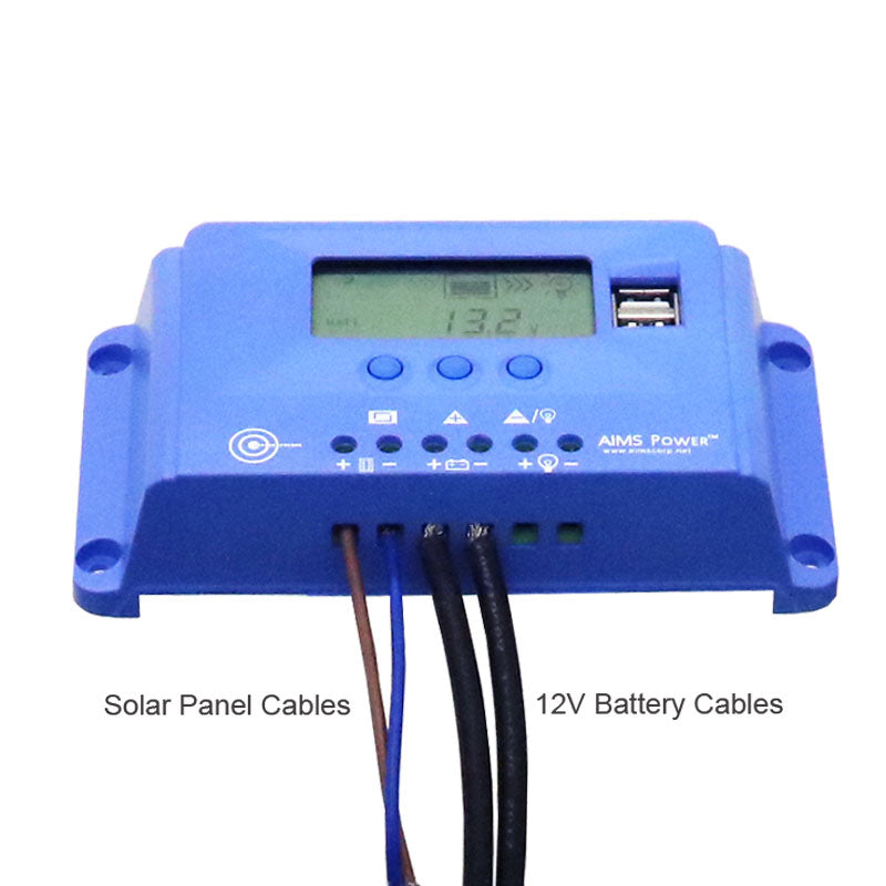 Load image into Gallery viewer, Aims 10 Amp Solar Charge Controller PWM 12/24 VDC ETL Listed to UL 1741/CSA 22.2 - Aims Backup Generator Store
